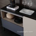 Credenza nordica in legno per buffet credenza di lusso